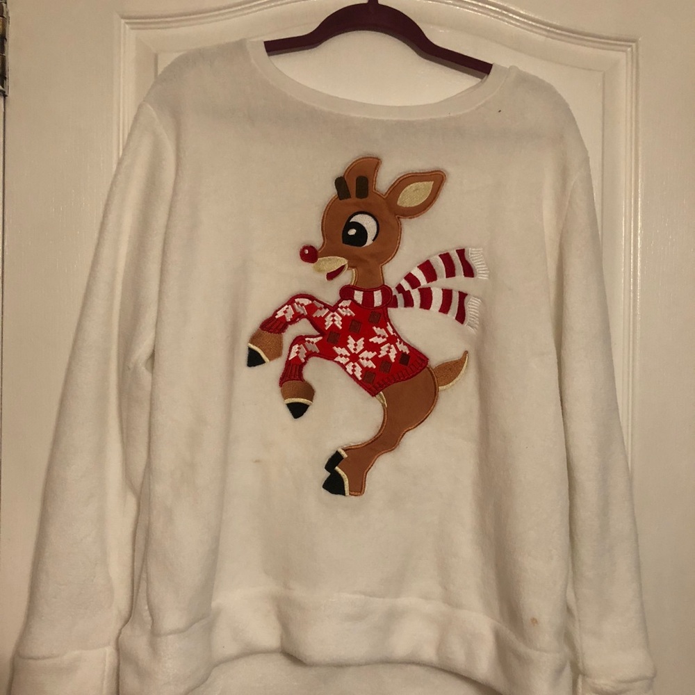 FUZZY PAJAMA TOP